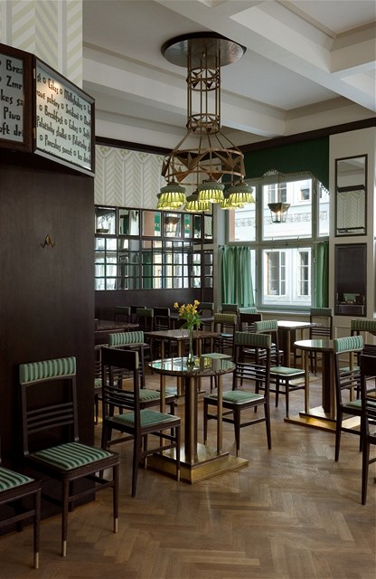 Interir Grand Caf Orient v dom U ern Matky Bo v Praze