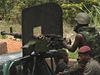 Gbagbovy jednotky v ulicích Abidanu