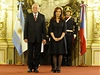Václav Klaus s argentinskou prezidentkou Cristinou Fernándezovou Kirchnerovou.
