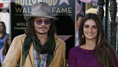 Penelope Cruz a Johnny Depp s hvzdou