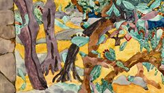 Mallorca, 1913, akvarel, papír / watercolor on paper 22 x 35 cm