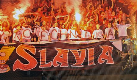 Sparta - Slavia (fanouci Slavie).