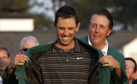 Charl Schwartzel a Phil Mickelson.