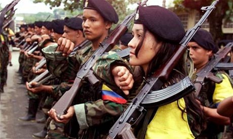 Kolumbijky v adách FARC (ilustraní foto)