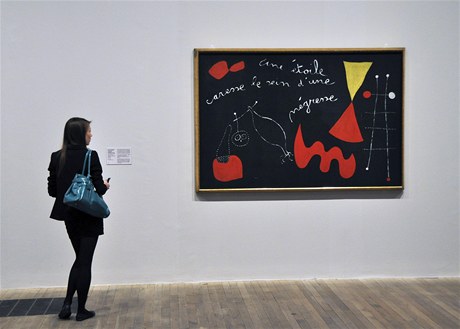 Joan Mir v londnsk Tate Gallery