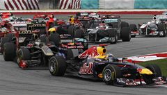 Druhý závod sezony formule 1 v Malajsii.