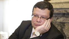 Alexandr Vondra při zasedání vlády