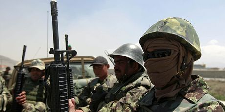 Afghántí vojáci v Kábulu (ilustraní foto)