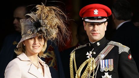 Britský princ Edward, nejmladí syn královny Albty II., s manelkou Sophií.