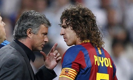 José Mourinho a Carles Puyol.