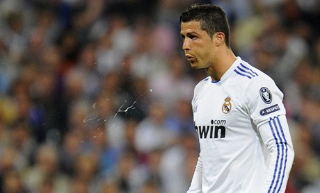 Zklamaný Cristiano Ronaldo.