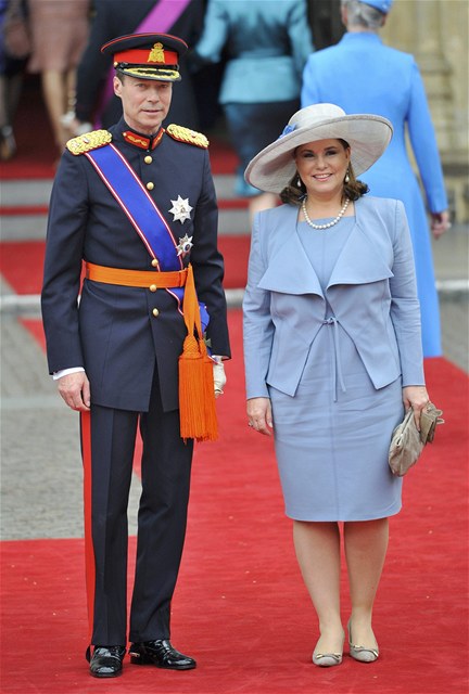 Velkovvoda Henri a velkovvodkyn Teresa z Lucemburska.