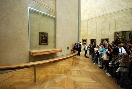 Mona Lisa v paskm Louvru