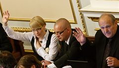 V zadní lavici. Hlasování poslanc� Stanislava Humla, Jaroslava �kárky a Kristýny Ko�í
