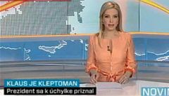 Klaus je kleptoman, hlsila slovensk TV JOJ