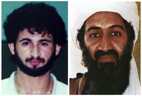 Usáma bin Ládin jako mladý judista a jako známý terorista. 