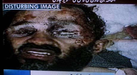 Zábry zabitého Usámy bin Ládina v pákistánské televizi