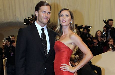 Modelka Gisele Bundchenov a jej manel Tom Brady.