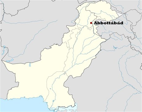 Abbottbd - msto, kde se ukrval Usma bin Ldin