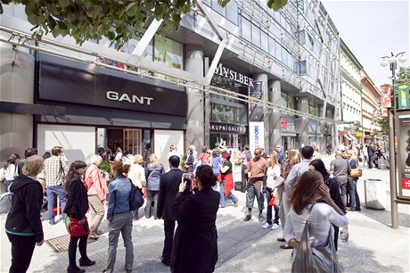 Obchod GANT v pasáži Myslbek na pražských Příkopech