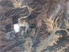Satelitní snímek koncetraního tábora otok