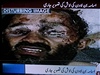 Zábry zabitého Usámy bin Ládina v pákistánské televizi