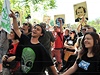 Úastníci 14. roníku demonstrace za legalizaci konopí Million Marihuana March 