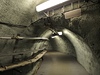 Zázemí praského Strahovského tunelu, které slouí jako protiatomový kryt. 