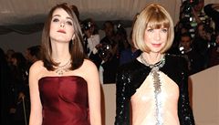 Editorka Vogue Anna Wintourová s dcerou Bee Shaffer.