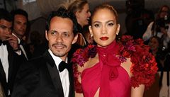 Hereka a zpvaka Jennifer Lopez a její manel Marc Anthony.