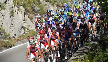 Peloton na Giro d´Italia.