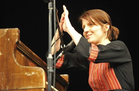 Markéta Irglová pi koncert v Brn.