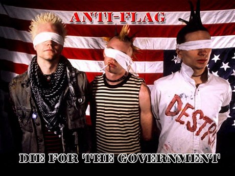 Americká punková kapela Anti-Flag, která vystoupí na Migty Sound v Táboe. Ten se koná od 15. do 17. ervence.