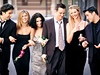 Parta známá ze seriálu Pátelé - Ross, Rachel, Monica, Chandler, Phoebe a Joey.