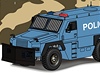 Modifikace obrnného transportéru VEGA na policejní zásahové vozidlo.