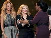 Oprah Winfrey pivítala na své rozlukové party i zpvaky Beyoncé a Madonnu.