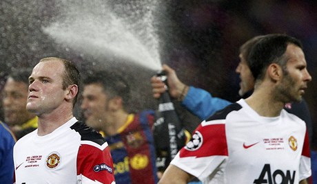 FC Barcelona  - Manchester United (zklaman Rooney a Giggse).