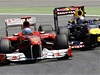 Fernando Alonso a Sebastian Vettel.