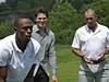 Jaromír Jágr, Ivan Lendl a Usain Bolt ve Vykov na golfu.