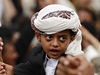 Mezi demonstranty v Jemenu se objevují i malé dti