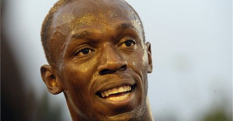 Usain Bolt na Zlaté trete.
