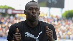 Usain Bolt na Zlaté tret�e.
