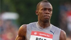 Usain Bolt na Zlaté trete.