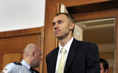 Petr Drobisz u soudu.