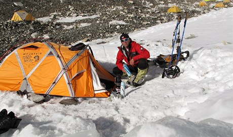 Vstup Radka Jaroe na Lhotse.