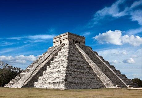 Mayská pyramida, Mexico 