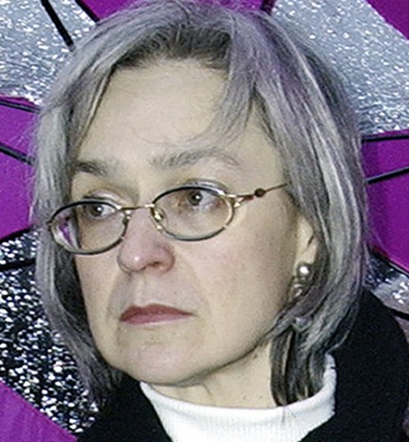 Anna Politkovská na snímku z roku 2004