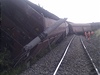 U Topolan na Vykovsku vykolejil krátce po poledni nákladní vlak.