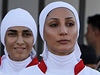 Íránské fotbalistky byly diskvalifikovány z kvalifikačního utkání pro olympijské hry v Londýně v roce 2012 kvůli svým dresům.