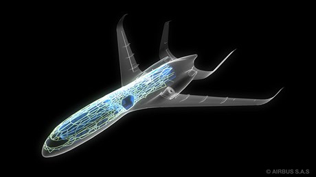 Letadlo nazvan Concept Cabin bude ze samoisticch materil vyrobench z odolnch rostlinnch vlken.
